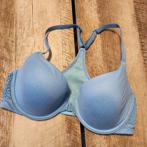 Victoria's Secret racerback bra, teal, excellent used condition, size 34D